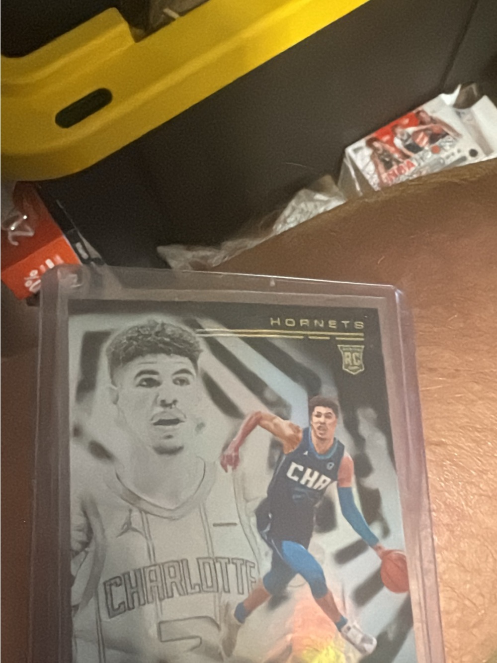 Topps Charlotte Hornets Rookie Card - Blue, Black